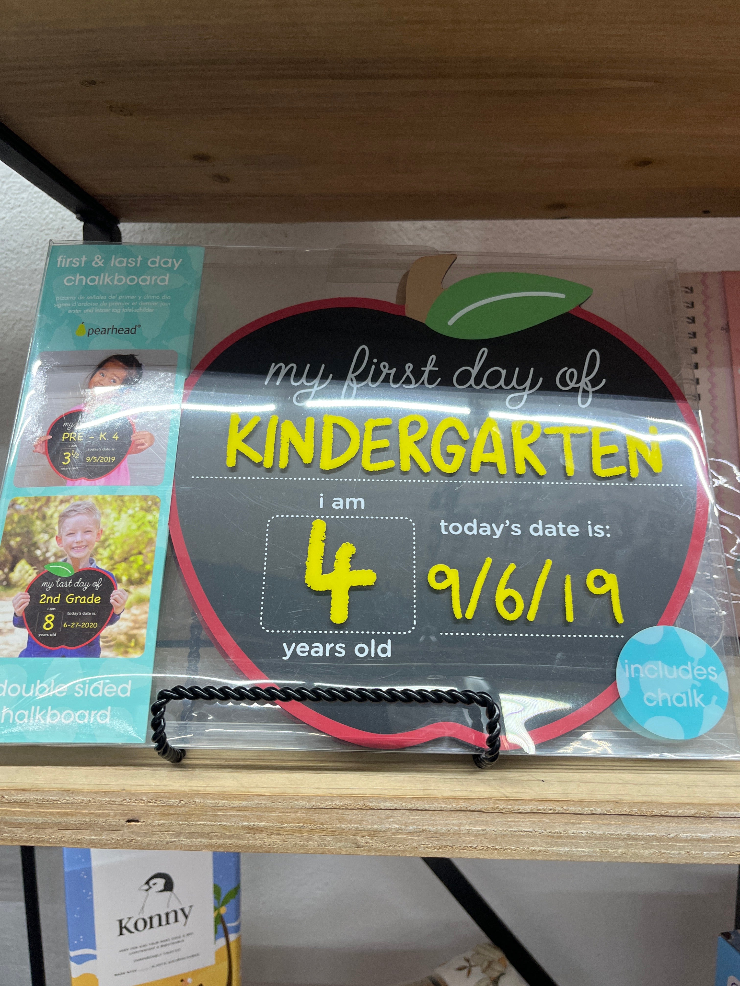 FIRST & LAST DAY CHALKBOARD