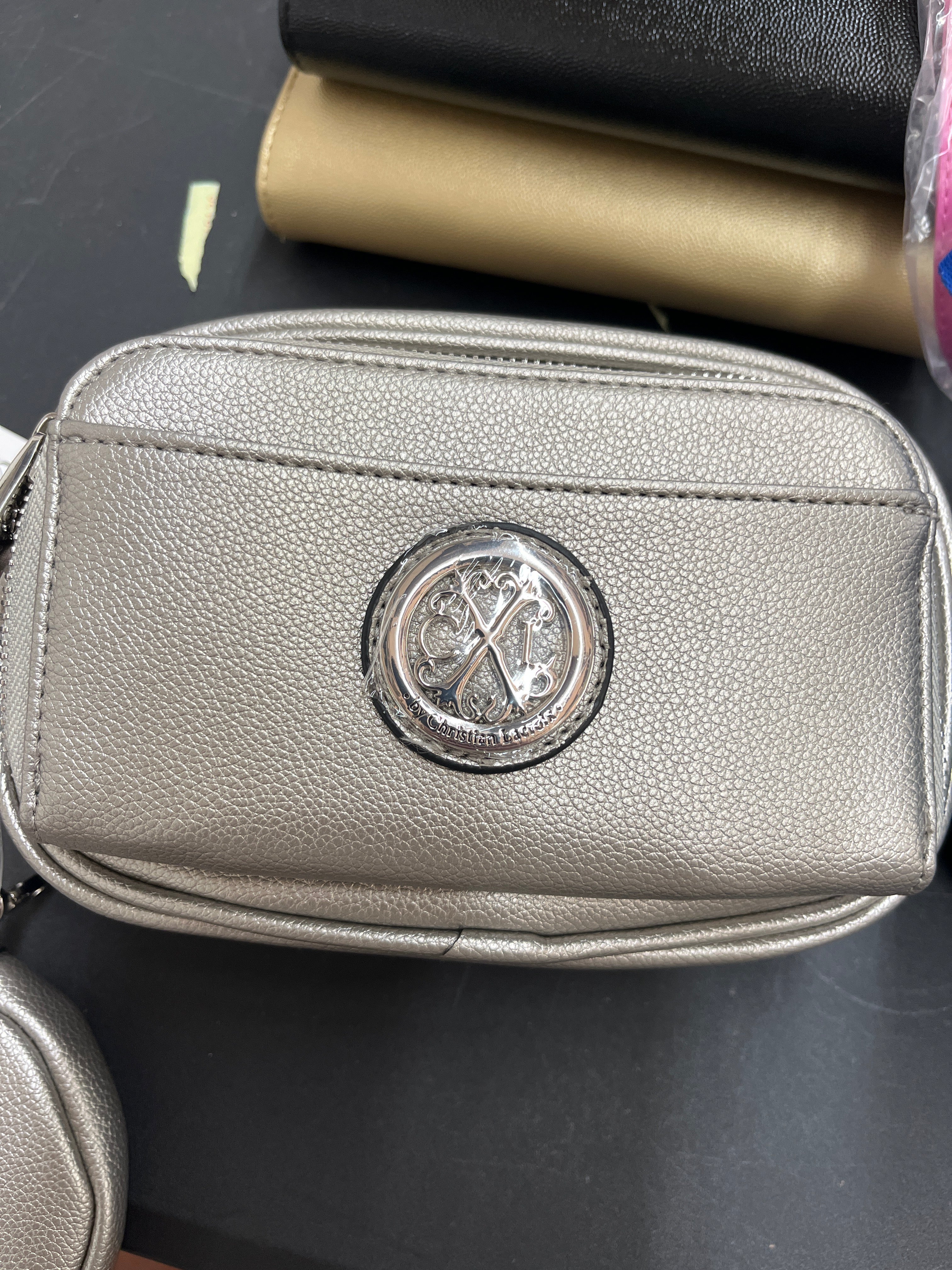 Pewter purse