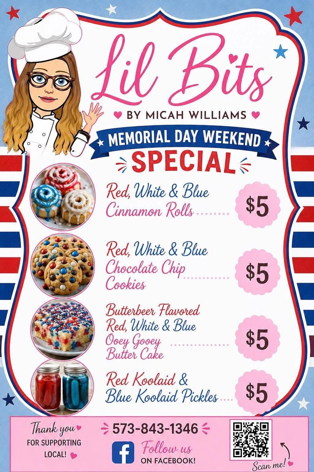 LIL BITS MEMORIAL DAY