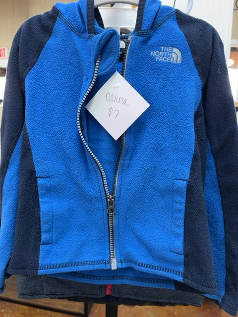 Blue  Northface zip jacket, 4T
