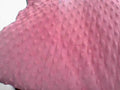 weighted pink grey minky blanket