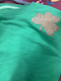Green 4 leaf clover, 7/8