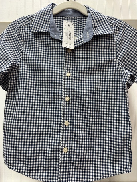 OSHKOSH PLAID SHIRT 4T