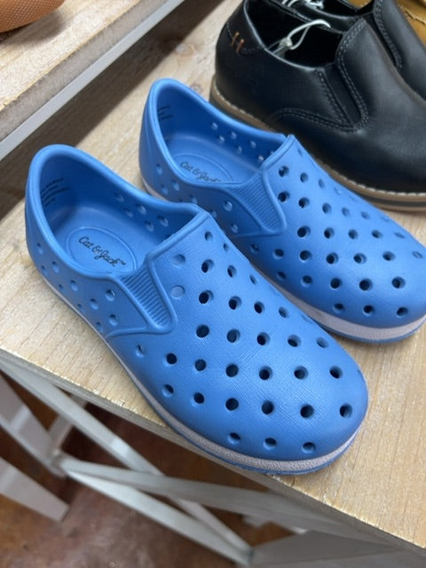 Blue water shoe