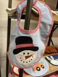 Snowman bib